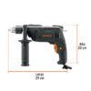 Código: 19457 Rotomartillo 1/2', 700W, TRUPER INDUSTRIAL ROTO-1-2N6