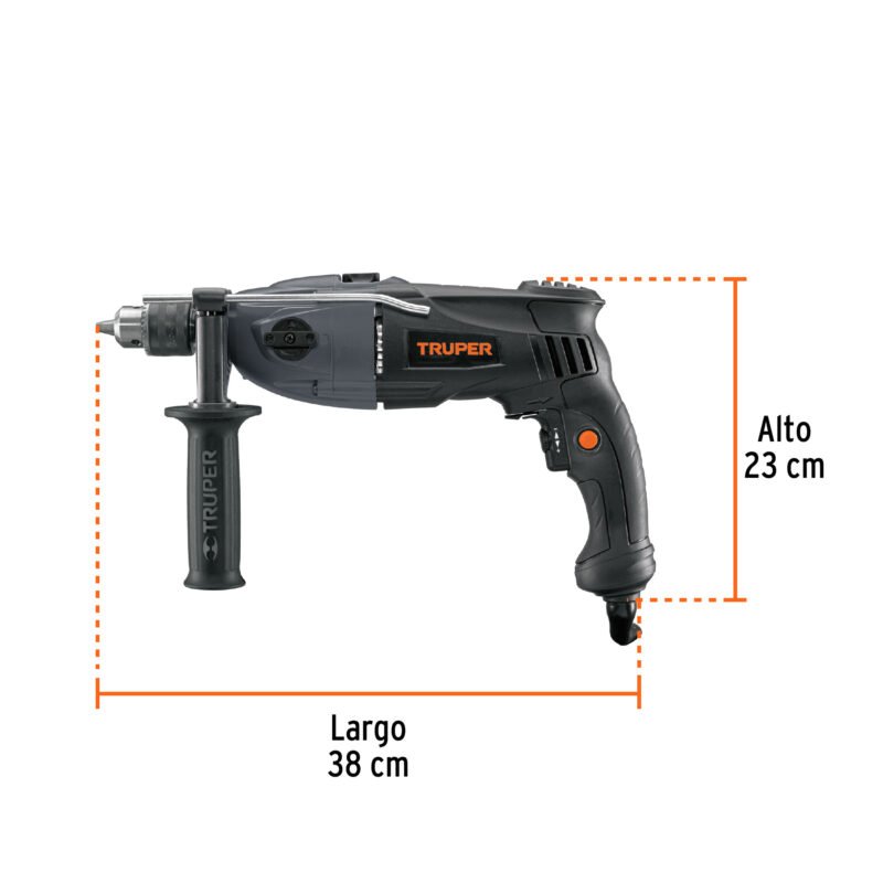 ROTO-1-2NX2FC2.jpg Código: 16666 Rotomartillo 1/2', 1200W, TRUPER INDUSTRIAL ROTO-1-2NX2