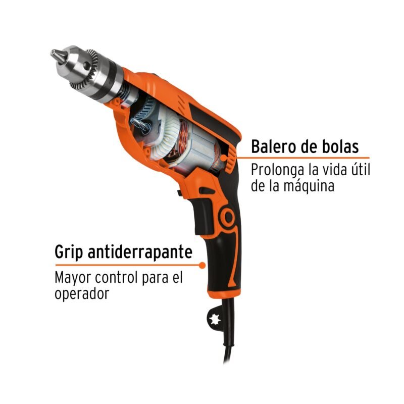 ROTO-3-8A4FC1.jpg Código: 16736 Rotomartillo 3/8', 600W, TRUPER PRO ROTO-3-8A4