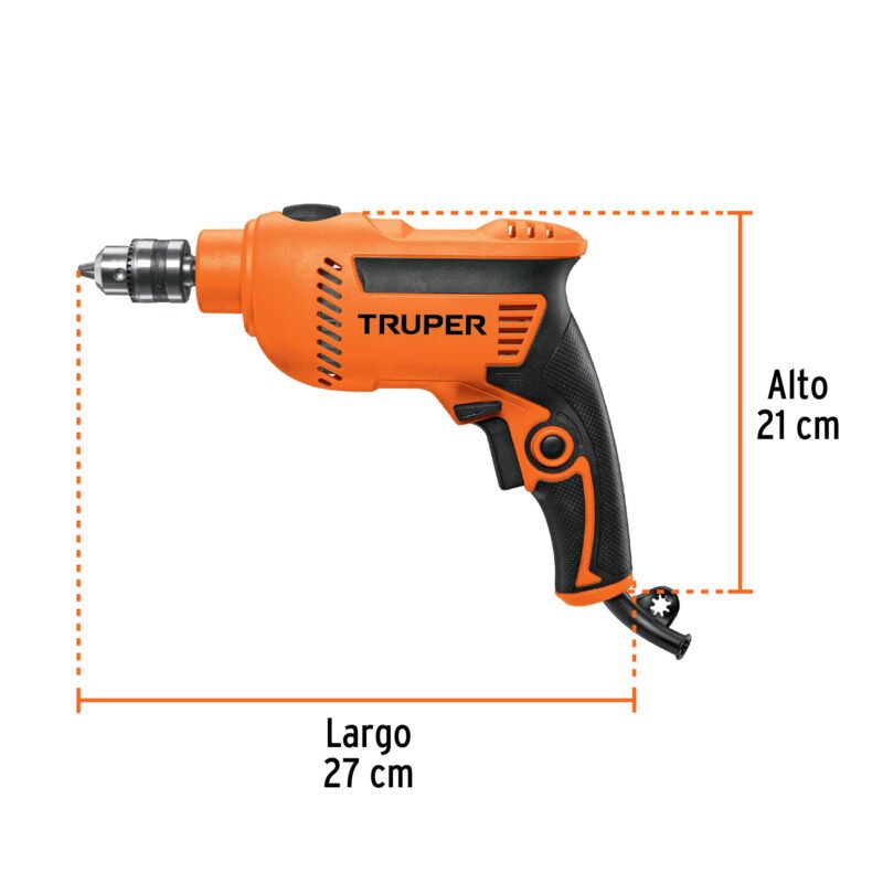 ROTO-3-8A4FC2.jpg Código: 16736 Rotomartillo 3/8', 600W, TRUPER PRO ROTO-3-8A4