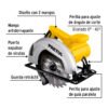 Código: 27098 Sierra circular 7-1/4', 1200W, PRETUL SICI-7-1-4P