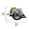 Código: 27098 Sierra circular 7-1/4', 1200W, PRETUL SICI-7-1-4P