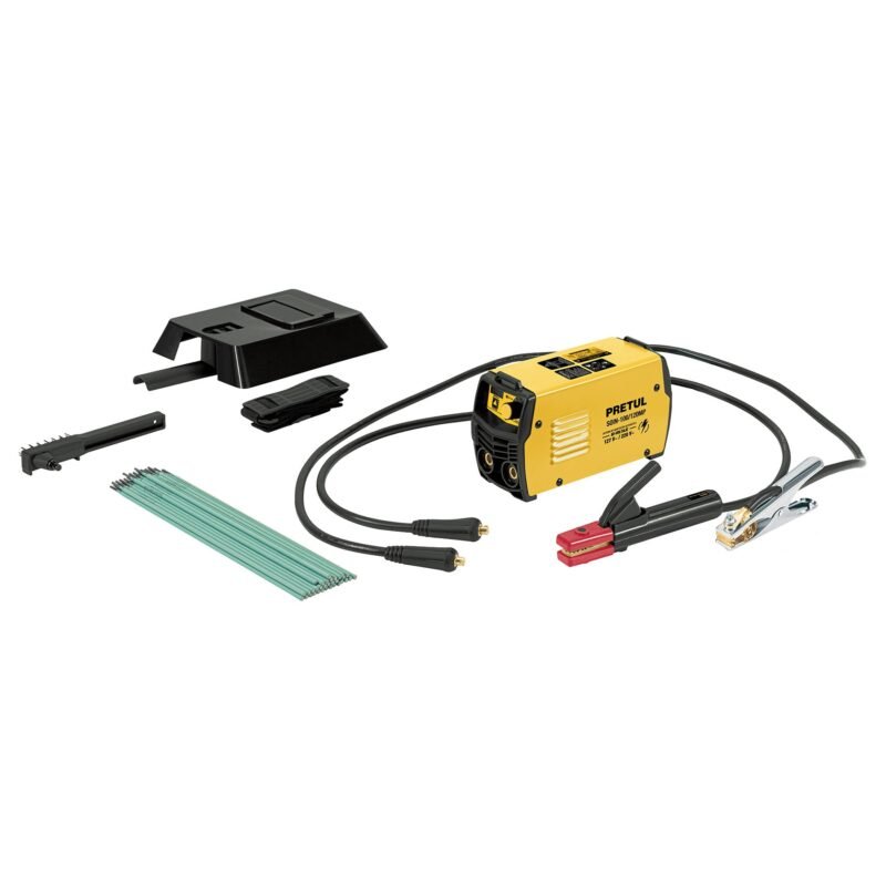 SOIN-100-120MP.jpg Código: 28156 Mini soldadora inversora 130A, Bi-voltaje, 127/220V, PRETUL SOIN-100-120MP