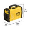 Código: 29959 Soldadora inversora, 130A, Bi-voltaje 127/220V, PRETUL SOIN-110-130P