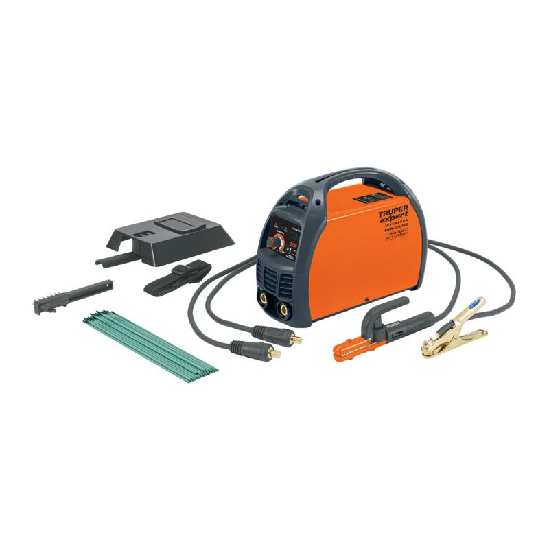 SOIN-120-160.jpg Código: 13695 Soldadora inversora 160A, Bi-voltaje 127/220V, TRUPER SOIN-120-160