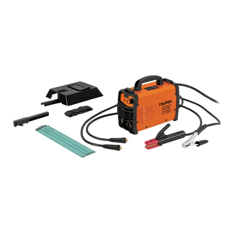 SOIN-130BT.jpg Código: 103706 Soldadora inversora 130A, Bi-voltaje 127/220V, TRUPER SOIN-130BT
