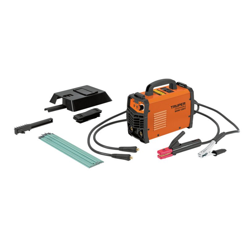 SOIN-130T.jpg Código: 103703 Soldadora inversora 130A, 127V, TRUPER SOIN-130T