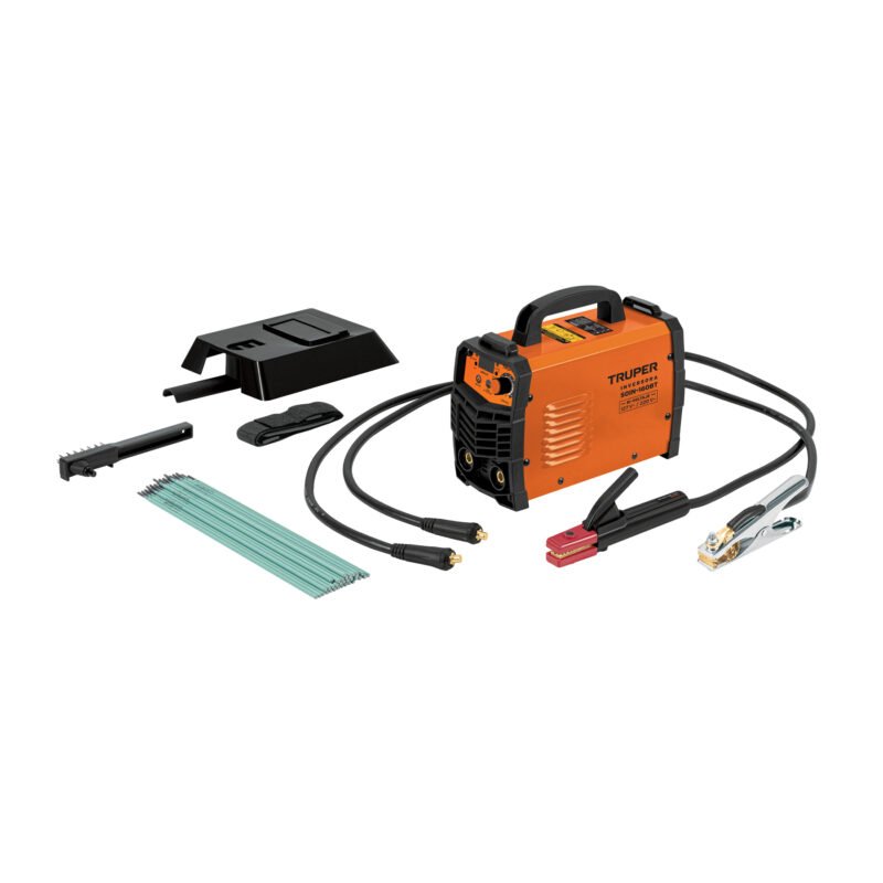 SOIN-160BT.jpg Código: 103707 Soldadora inversora 160A, Bi-voltaje 127/220V, TRUPER SOIN-160BT