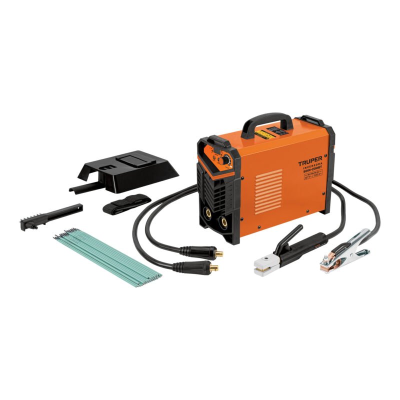 SOIN-200BT.jpg Código: 103708 Soldadora inversora 200A, Bi-voltaje 127/220V, TRUPER SOIN-200BT