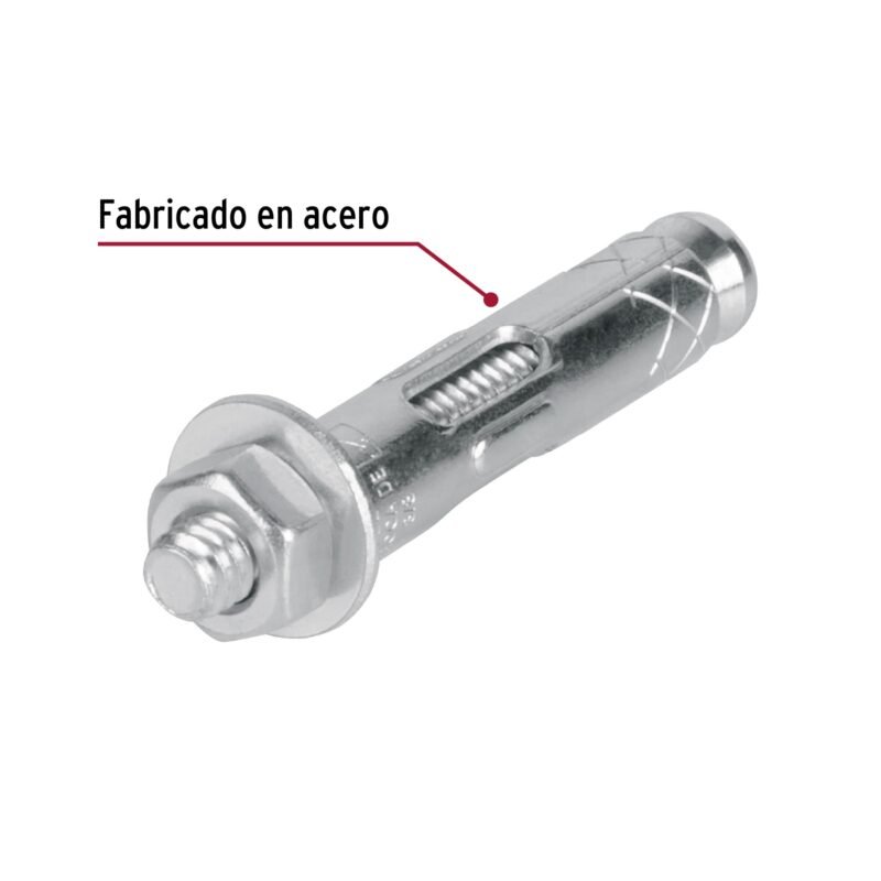 TAE-1-4TFC1.jpg Código: 44360 Bolsa con 4 taquetes expansivos de 1/4' con tornillo, Fiero TAE-1-4T