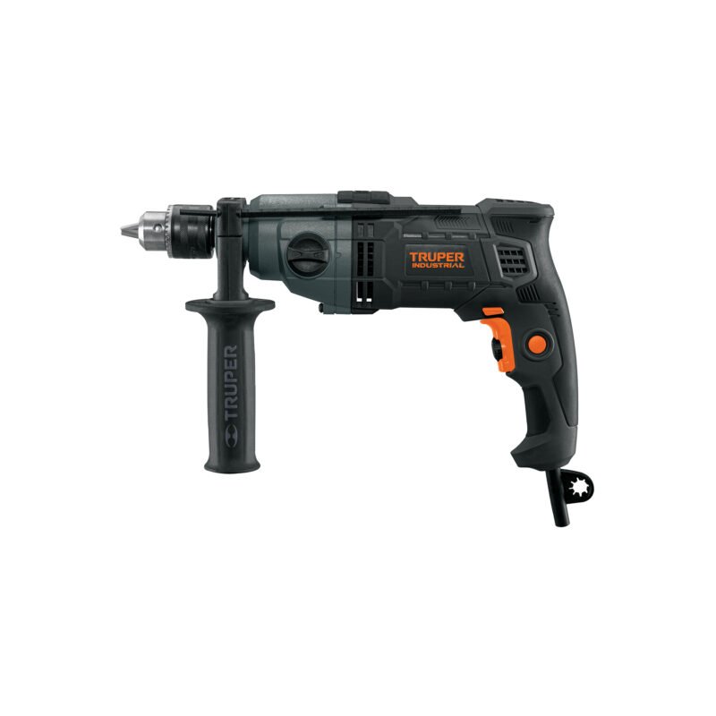 TAL-1-2N2.jpg Código: 103068 Taladro 1/2', 800W dos velocidades, TRUPER INDUSTRIAL TAL-1-2N2
