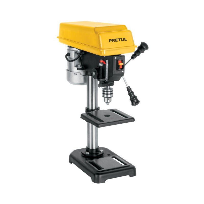 TAPI-8P.jpg Código: 29932 Taladro de banco 8', 1/3 HP (250 W), broquero 1/2', PRETUL TAPI-8P