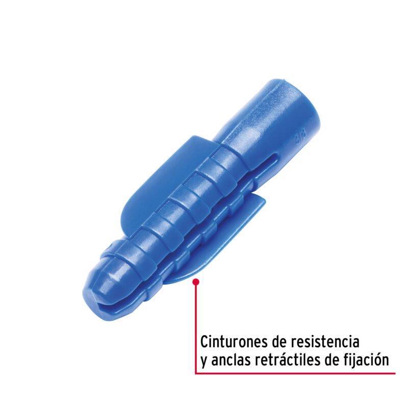 Código: 44201 Bolsa con 50 taquetes de plástico 3/8', Fiero TAQ-3-8P