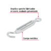 Código: 44054 Tensor zinc 1/4' gancho-argolla, Fiero TEN-1-4A