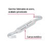 Código: 44063 Tensor zinc 3/8' gancho-gancho, Fiero TEN-3-8G
