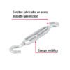 Código: 44062 Tensor zinc 5/16' gancho-gancho, Fiero TEN-5-16G