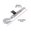Código: 44069 Tensor forjado 3/4' gancho-argolla, Fiero TENF-3-4