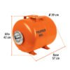 Código: 13594 Tanque hidroneumático vertical, 80 litros, TRUPER TN-HN-1-2X50
