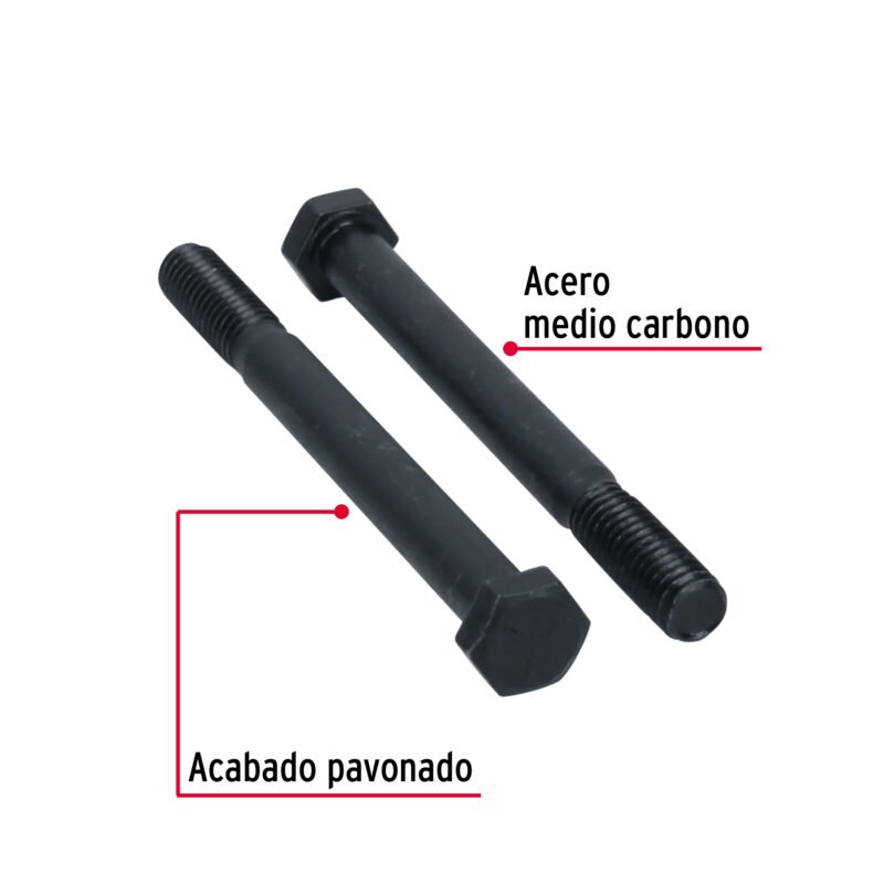 TOR5-3-8X4FC2.jpg Código: 44789 Bolsa con 30 tornillos 3/8' x 4' acero grado 5, FIERO TOR5-3-8X4