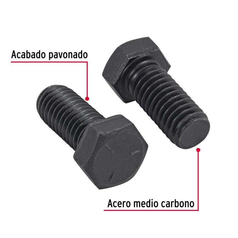 TOR5-7-16X1FC1.jpg Código: 44790 Bolsa con 60 tornillos 7/16' x 1' acero grado 5, FIERO TOR5-7-16X1