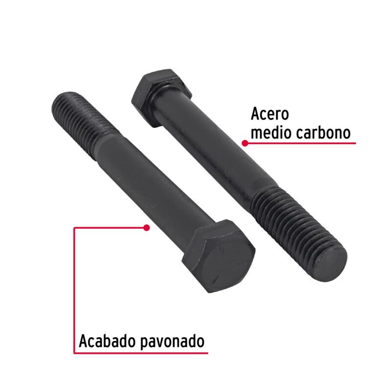 TOR5-7-16X3-1-2FC1.jpg Código: 44796 Bolsa con 20 tornillos 7/16' x 3-1/2' acero grado 5, FIERO TOR5-7-16X3-1-2