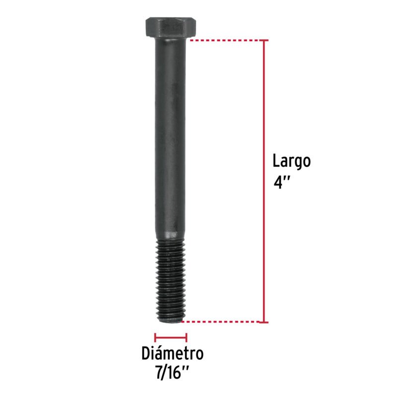 TOR5-7-16X4FC2.jpg Código: 44797 Bolsa con 20 tornillos 7/16' x 4' acero grado 5, FIERO TOR5-7-16X4