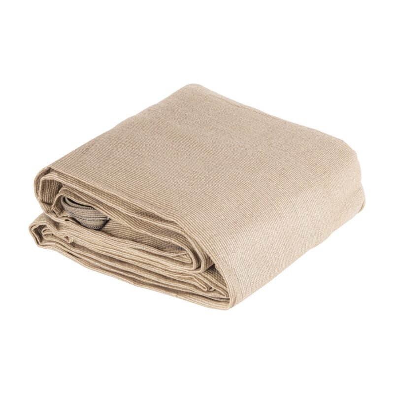 Código: 45763 Toldo raschel beige de 6 m, 90% sombra, ancho 4 m, FIERO TORA-64B