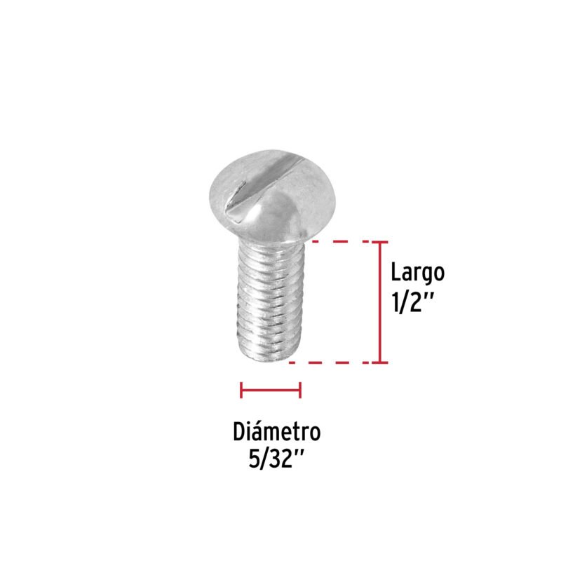 Código: 44606 Bolsa con 450 tornillos 5/32' x 1/2' tipo estufa, FIERO TORE-5-32X1-2