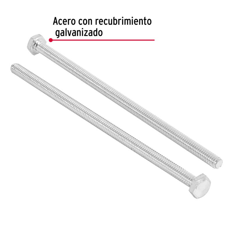 TORM-1-4X6FC1.jpg Código: 44641 Bolsa con 20 tornillos 1/4' x 6' tipo máquina, FIERO TORM-1-4X6
