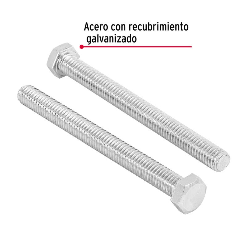 Código: 44582 Bolsa con 30 tornillos 3/8' x 4' tipo máquina, FIERO TORM-3-8X4