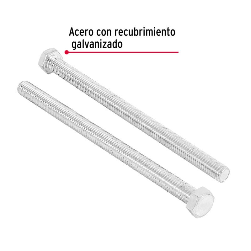 TORM-3-8X6FC1.jpg Código: 44653 Bolsa con 15 tornillos 3/8' x 6' tipo máquina, FIERO TORM-3-8X6