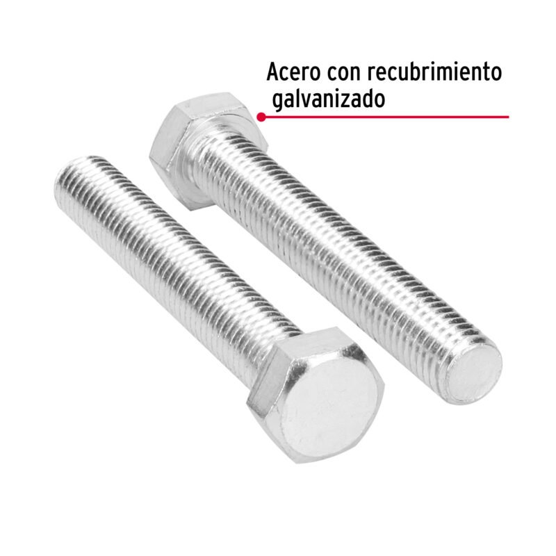 Código: 44682 Bolsa con 8 tornillos 5/8' x 4' tipo máquina, FIERO TORM-5-8X4