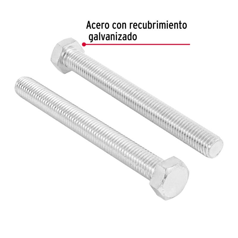 Código: 44693 Bolsa con 4 tornillos 5/8' x 6' tipo máquina, FIERO TORM-5-8X6