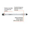 Código: 13568 Torquímetro de trueno, dos lecturas, cuadro 1/2', Truper TORQ-1-2