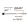 Código: 13547 Torquímetro micrométrico, cuadro 3/4', Truper TORQ-3-4