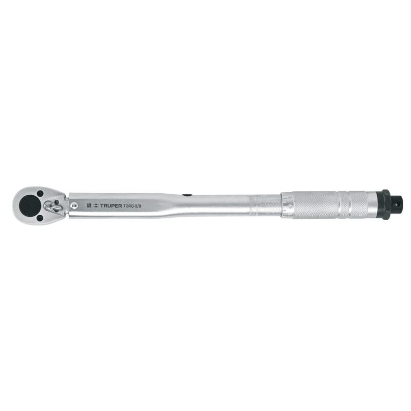 TORQ-3-8.jpg Código: 13567 Torquímetro de trueno, dos lecturas, cuadro 3/8', Truper TORQ-3-8