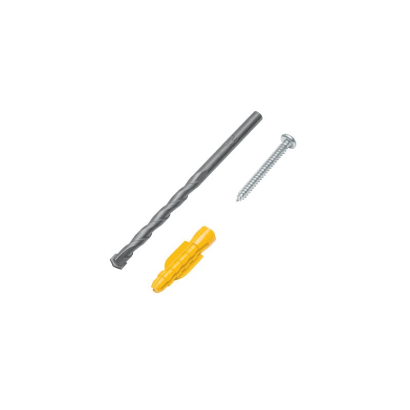 TQ-7-32J.jpg Código: 40759 Kit de 20 taquetes 7/32' con pijas #8 y 1 broca 1/4', Fiero TQ-7-32J