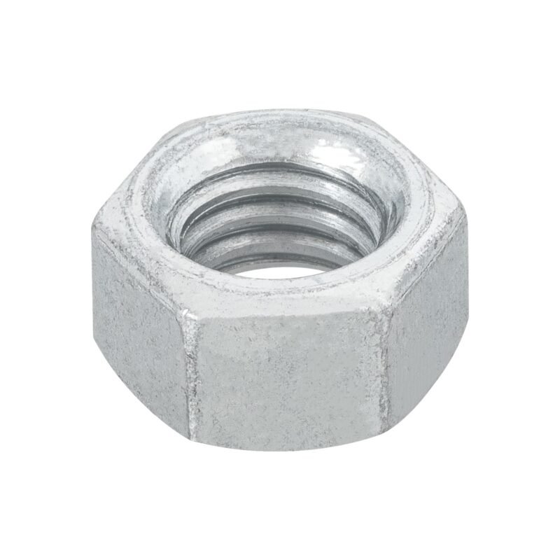 Código: 44550 Bolsa con 100 tuercas 3/8' hexagonales de acero galvanizado TUE-3-8