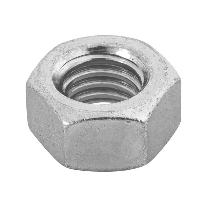 TUE-7-16.jpg Código: 44551 Bolsa con 60 tuercas 7/16' hexagonales de acero galvanizado TUE-7-16