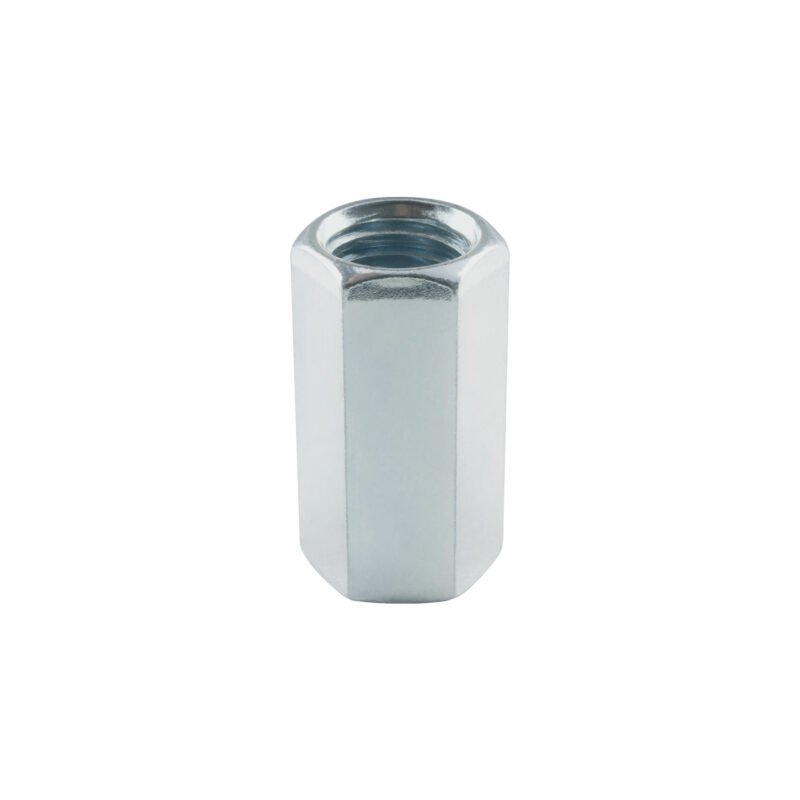 TUEC-1-2.jpg Código: 40947 Bolsa con 5 tuercas cople, 1/2' acero galvanizado , FIERO TUEC-1-2