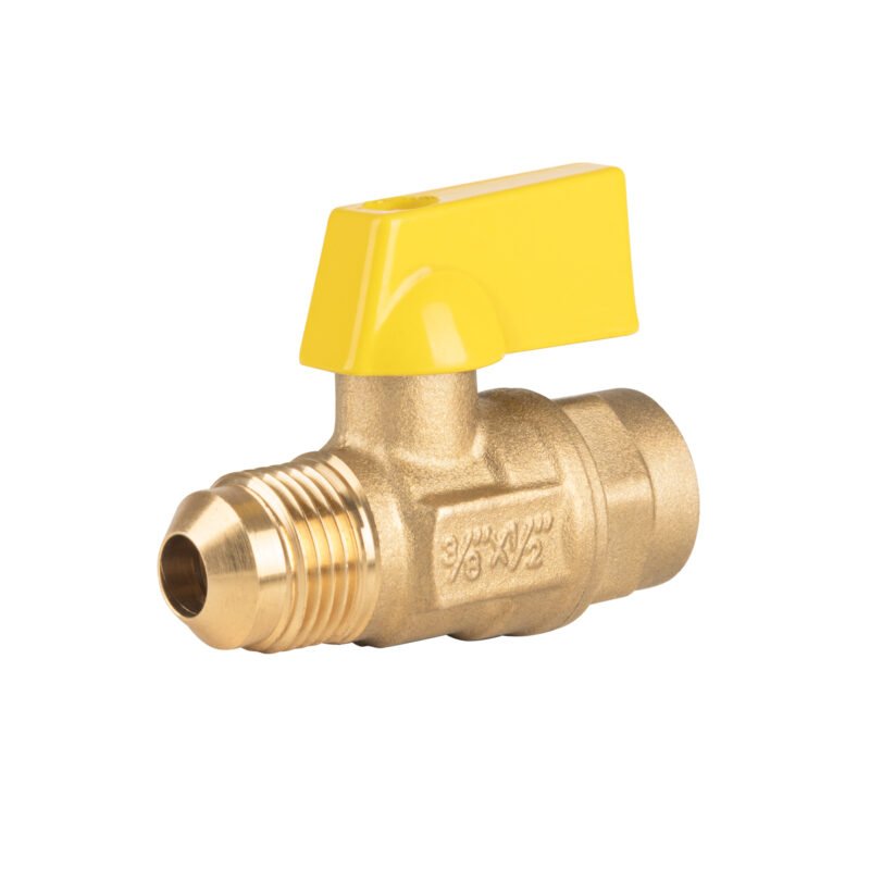 VG-554-S.jpg Código: 44818 Válvula de control de latón p/gas,3/8x1/2' Flare/sold. FOSET VG-554-S