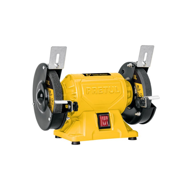 EBA-5P Código: 29994 Esmeril de banco de 5" de 1/6 HP (120 W), Pretul