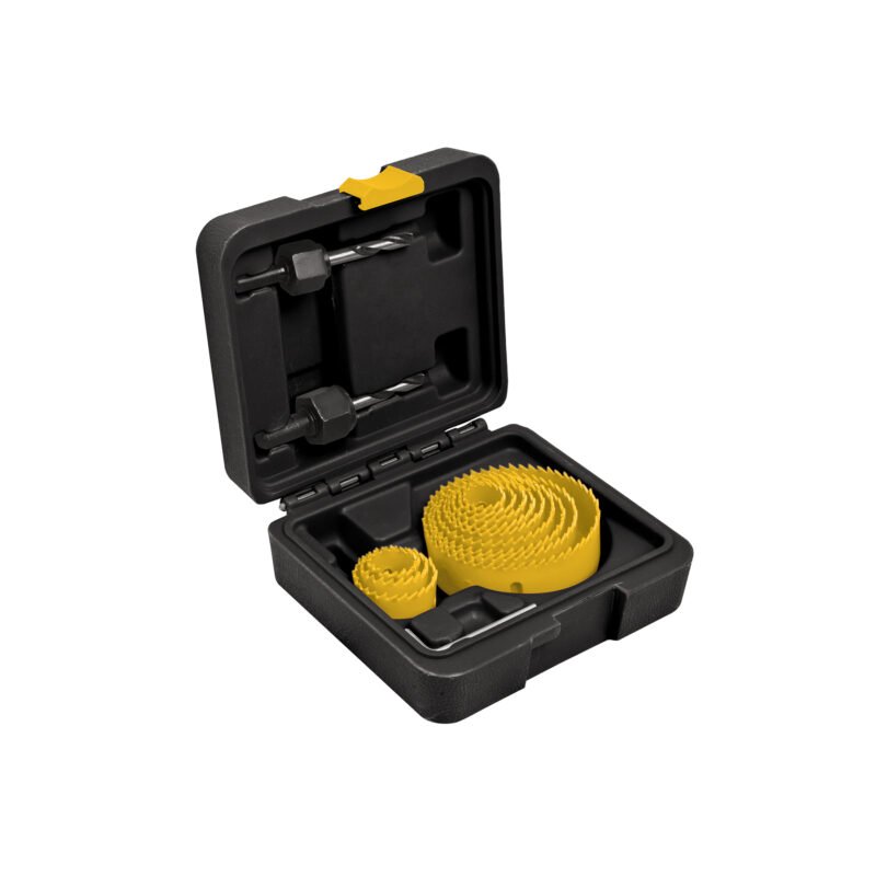 KIT-14P Código: 26037 Juego de 12 brocasierras, 2 mandriles y llave allen, Pretul