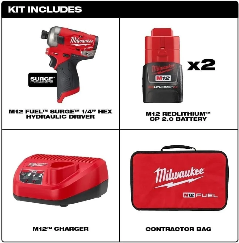 M2 Codigo: 3453-21 Kit de atornillador de impacto hexagonal
