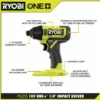 Codigo: PCL235K1 LLAVE DE IMPACTO 1/4" 18 VOLTS RYOBI CON BATERÍA 1.5 AH