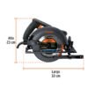 Código: 11779 Sierra circular 7-1/4', 1800W, TRUPER INDUSTRIAL SICI-7-1-4N4