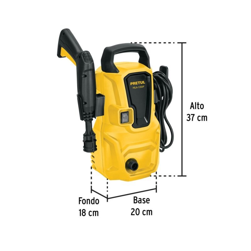 6871c49657da6b95a3b060e1.jpg Código: 29004 Hidrolavadora eléctrica 1350 PSI, Pretul HILA-1350P