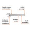 Código: 100049 Llave ajustable (perico) 15' profesional cromada, Expert PET-15C