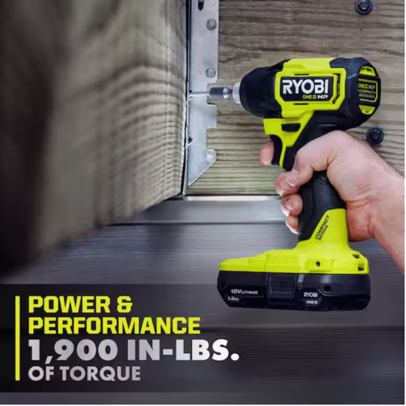 PSBID02K Taladro Atornillador De Impacto Inalámbrico One+ Hp 18 V Ryobi